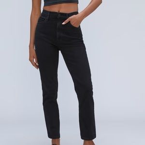 NWT Everlane The Original Cheeky® Jean in black sz 26R